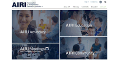 Desktop Screenshot of airi.org